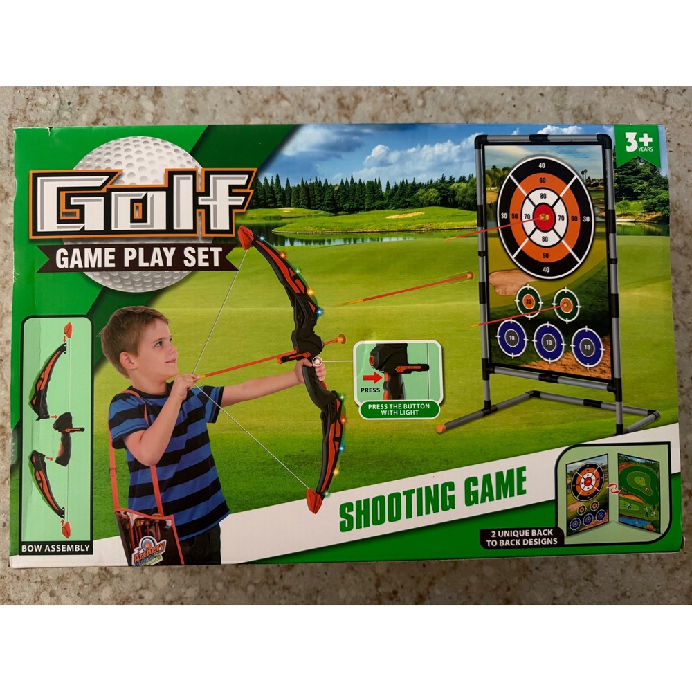 Cecnamt Golf Game Play Set Multi Functional Target Archery Shooting 7888-35A